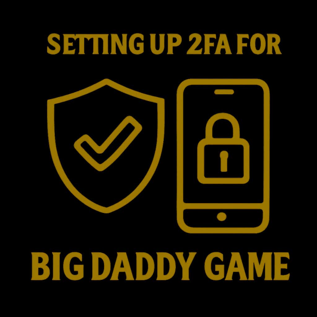Icon representing 2FA setup for Big Daddy Game.