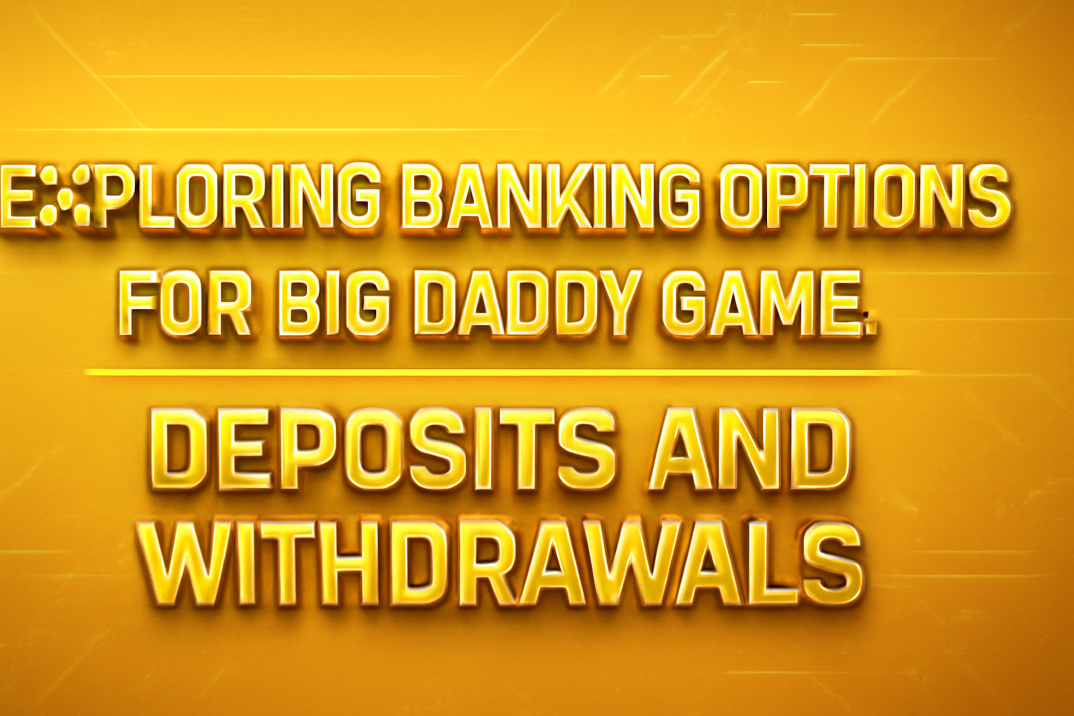 A neutral scene depicting account recovery processes for Big Daddy Game.