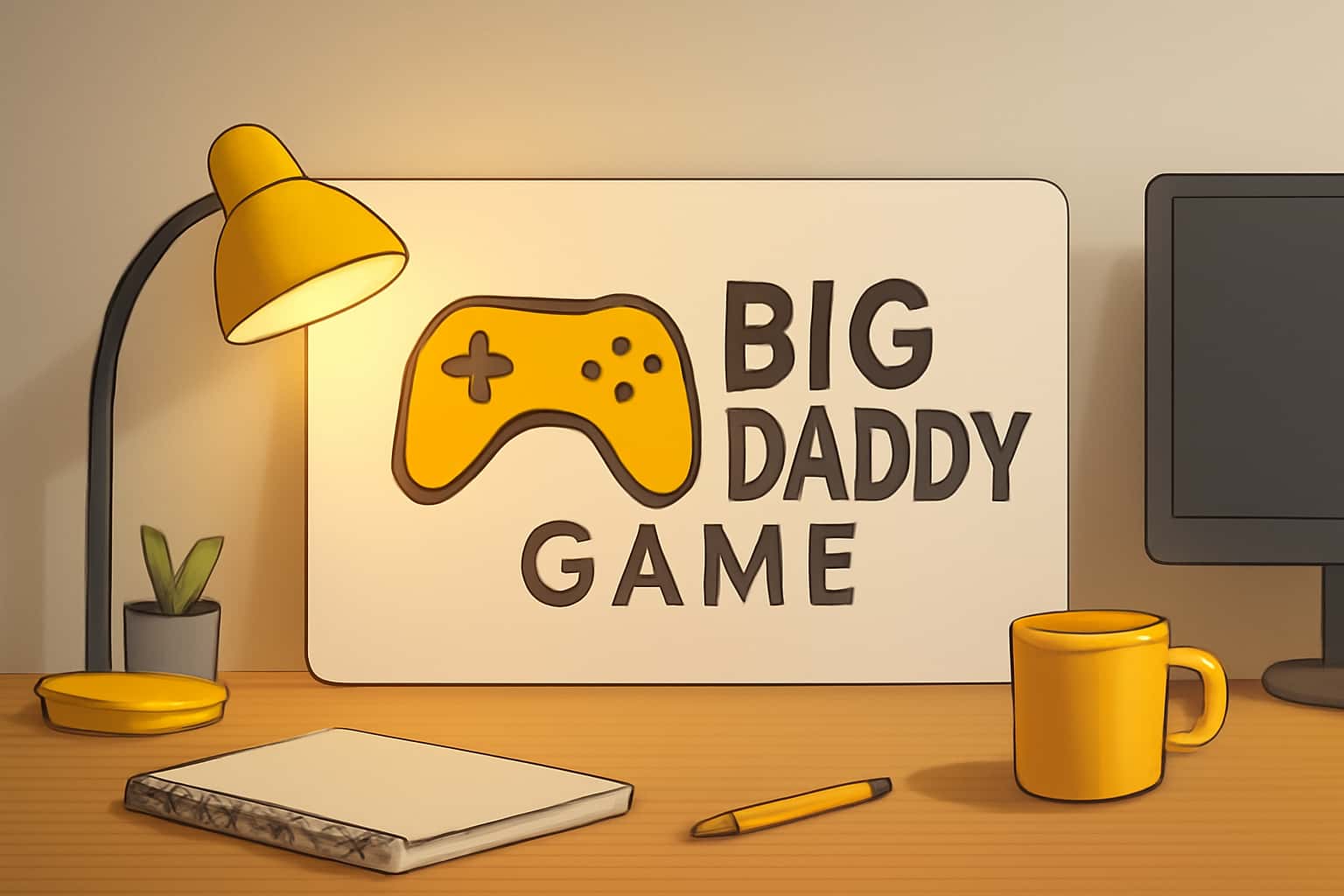 Informational scene about Big Daddy Game Help.