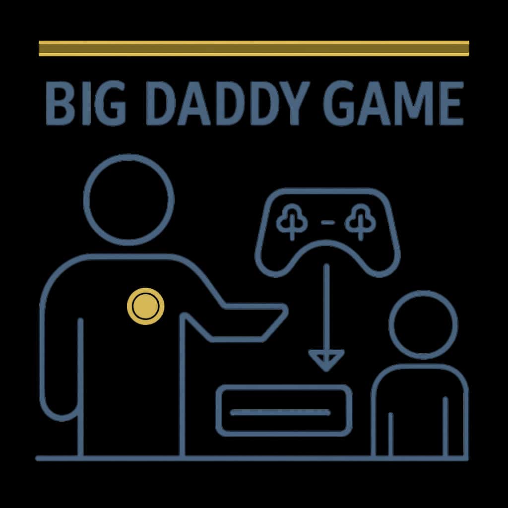 Diagram explaining the section topic for Big Daddy Game Help.